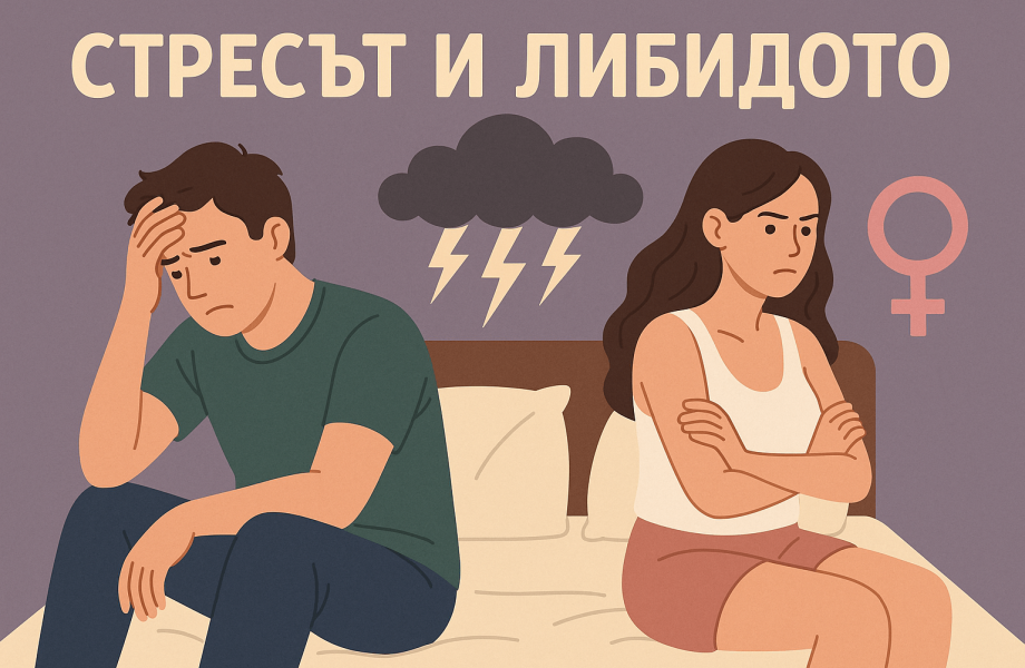 Стресът и либидото: как напрежението влияе върху сексуалния живот